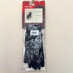 Terramar Thermasilk Black Glove Liners